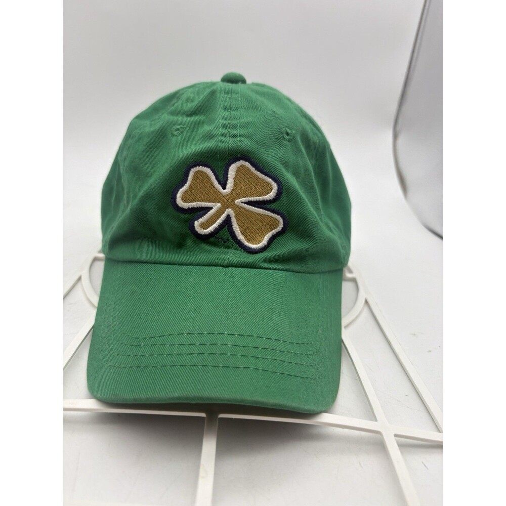Notre Dame Fighting Irish Hat Shamrock Green Strapback Cap NCAA